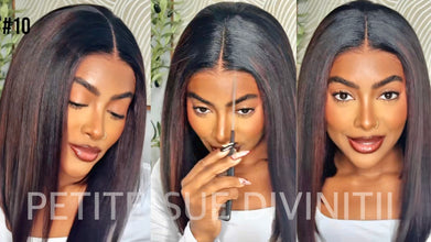 Highlight Yaki Straight Bob Pre Everthing 6x4.5 Lace Clsoure Human Hair Wig