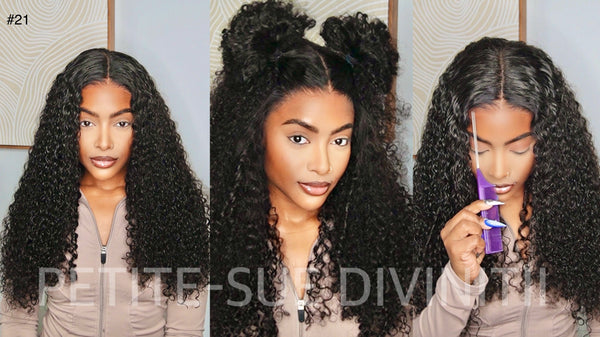 Kinky Curly Upgrade 13x6 ProAngle™ Frontal Pull Go Wig All Pre-Styled Ready To Wear Glueless Wig