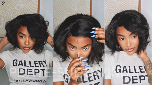 Yaki Straight 6x4.5 Lace Closure Bob Wig