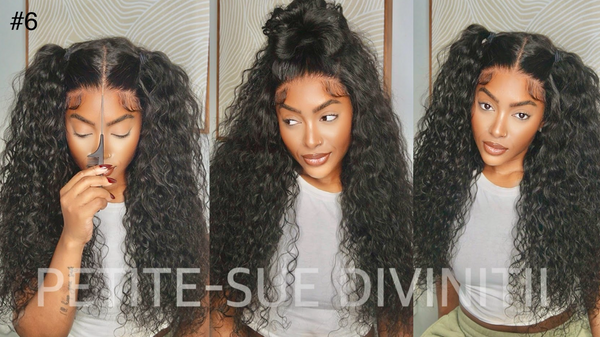 7x5 Lace closure glueless curly wig