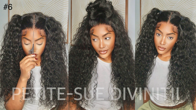 7x5 Lace closure glueless curly wig