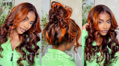 360 HD Lace Front Invisi-strap ginger wig