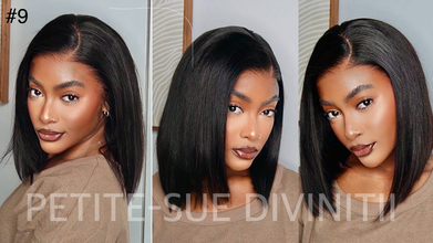 Silky Blunt Cut 13x4 HD Lace Front Drawstring Glueless Bob