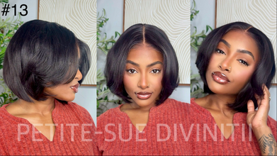 13x6 Swiss Lace  Yaki Straight Bob