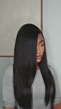 Layered Light Yaki Straight / Loose Body Wave Glueless 7x6 Closure HD Lace Human Hair Wig
