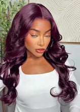 7x5 Glueless Black Cherry Layered Wig