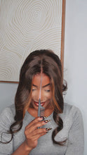 Bye Bye Knots Glueless Wig 7x5 Pre Cut Lace Closure  Wig Espresso Brown with HighlightsBodywave Put on and Go Wig