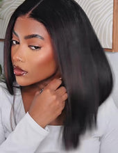Highlight Yaki Straight Bob 6x4.5  Lace Closure Pre Everthing Wig