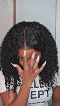 Pre-Style Finger Coils Thick Curls Glueless Wig 7x5 Bye Bye Knots Lace Closure Human Hair Wig
