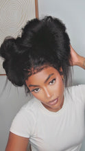 Hidden Strap Glueless 360 HD Lace Frontal Kinky Straight HD Lace Front Human Hair Wig