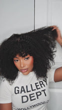 Versatile Kinky Curly (3c/4a) InvisiTop Bang Wig