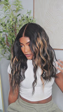 13x6 Lace Front Highlight Wavy Pre-custamized wig
